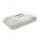 Porta Frios 24x16x4,5cm De Polipropileno Com Tampa De Poliestireno Off-White